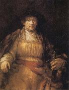 REMBRANDT Harmenszoon van Rijn Self-Portrait painting